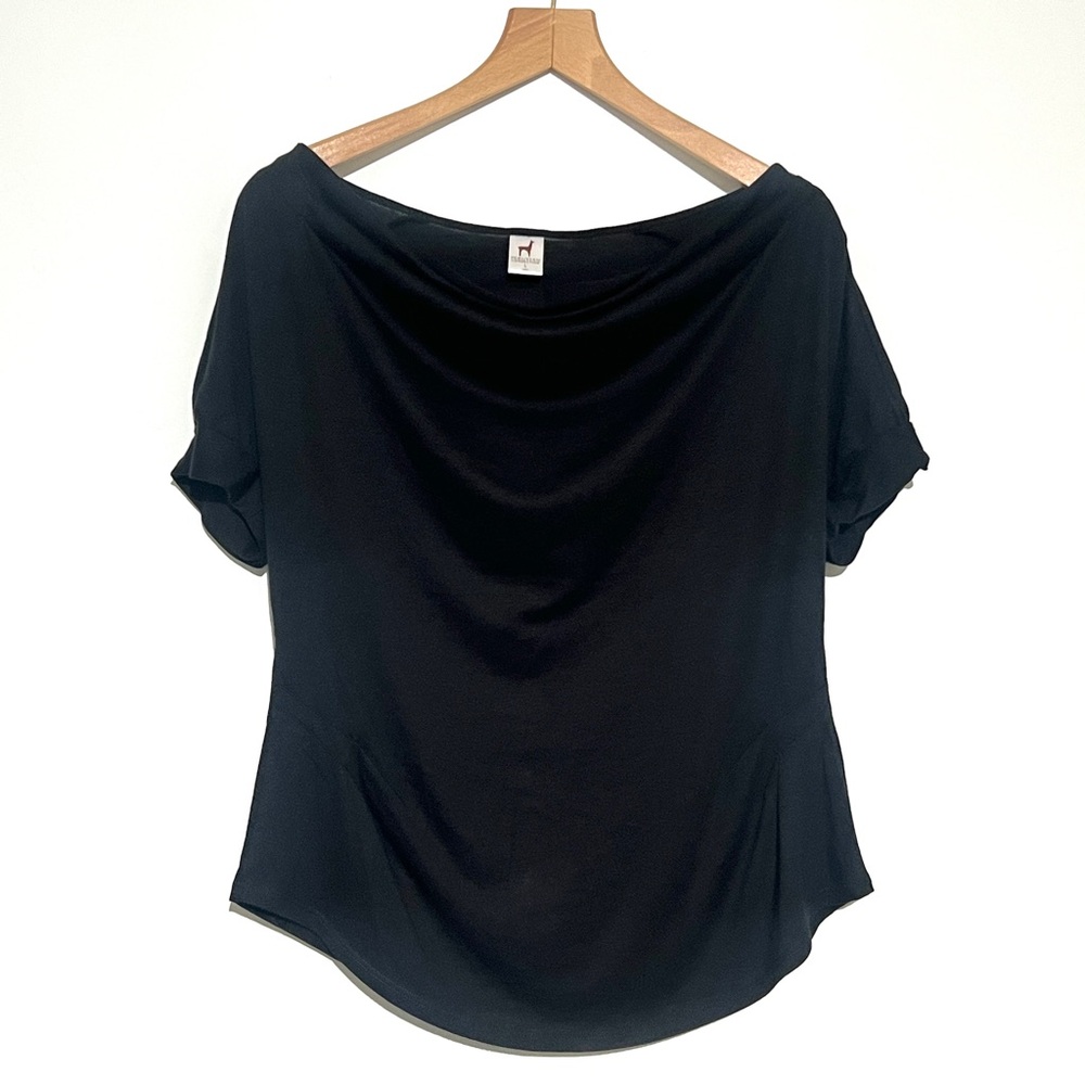 Peruvian Connection Black Knit Top